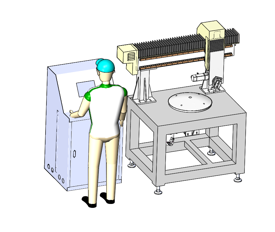 Станок для резки автомобильных зеркал - Пятикоординатный станок для резки гнутого стекла